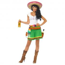 Tequila Shooter Girl Kostume Small