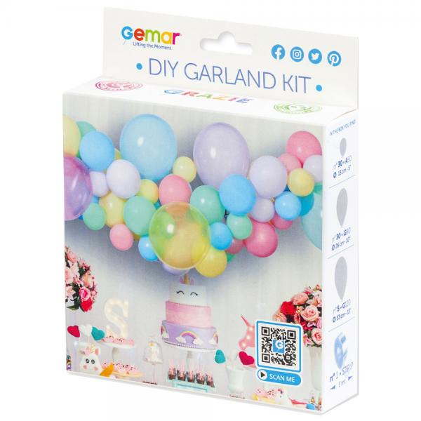 DIY Ballonguirlande Pastel