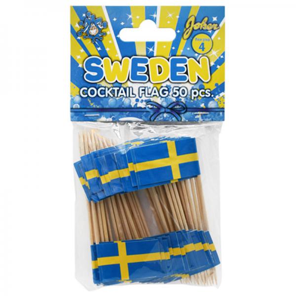 Cocktailflag Svensk Flag