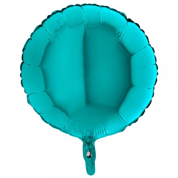 Folieballon Rund Tiffany Bl