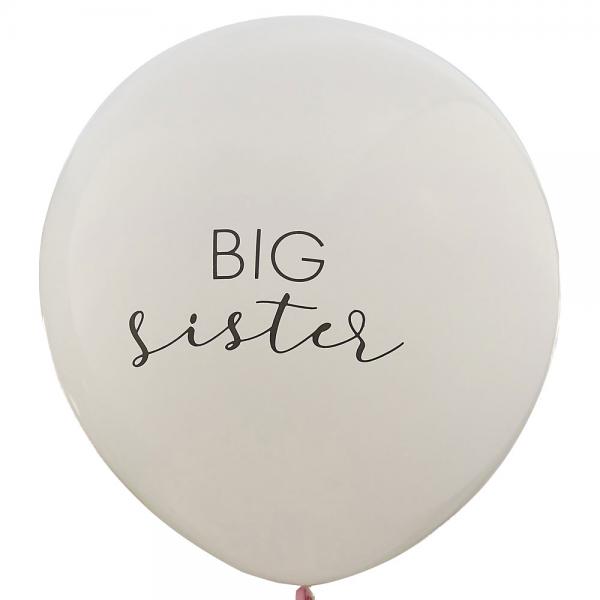 Big Sister Ballon Hello Baby
