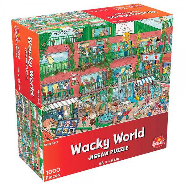 Wacky World Stay Safe Puslespil 1000 Brikker