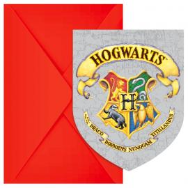 Harry Potter Hogwarts Houses Invitationskort