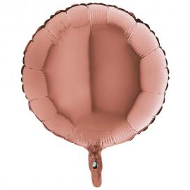 Folieballon Rund Rosaguld