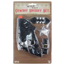 Cowboy Sheriff Sæt Sort