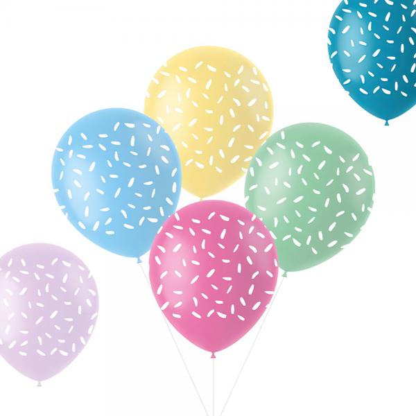 Latexballoner Pastel Sprinkles