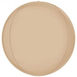 Globe Folieballon Satin Creme