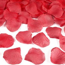Røde Rosenblade Konfetti