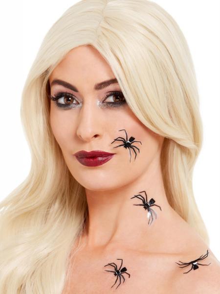 Edderkopper 3D Ansigts- og Krops Stickers