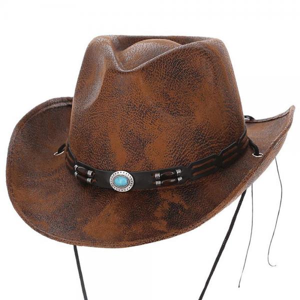 Cowboyhat Brun Kunstlder Western