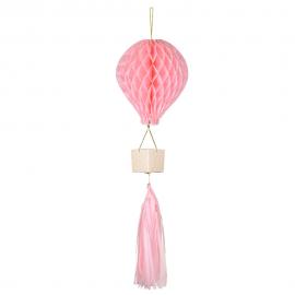 DIY Hængende Honeycomb Pink Luftballon