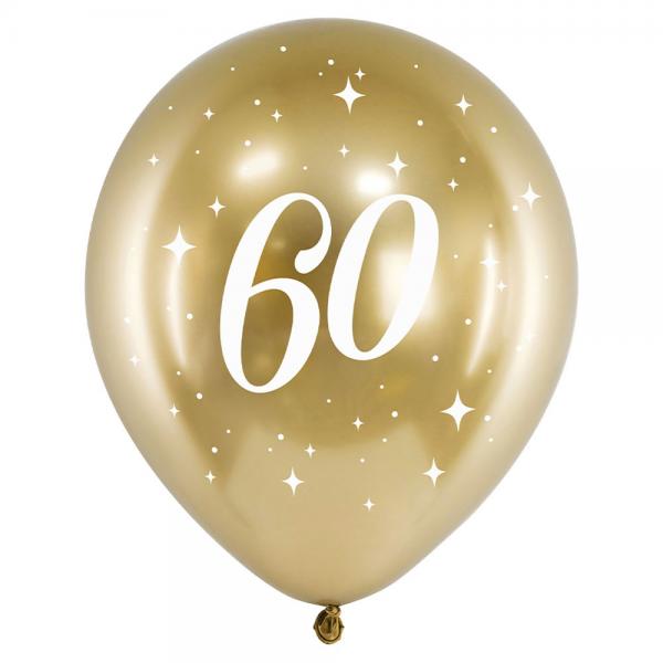 60-rs Balloner Guld