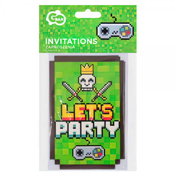 Game On Invitationskort