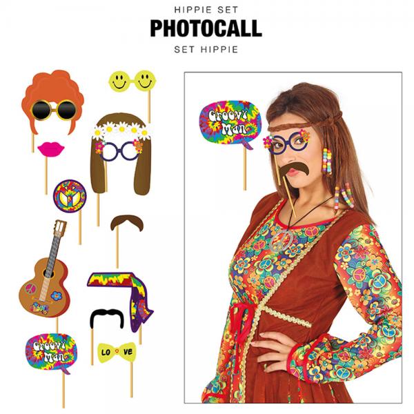 Hippie Fotoprops 12-pak