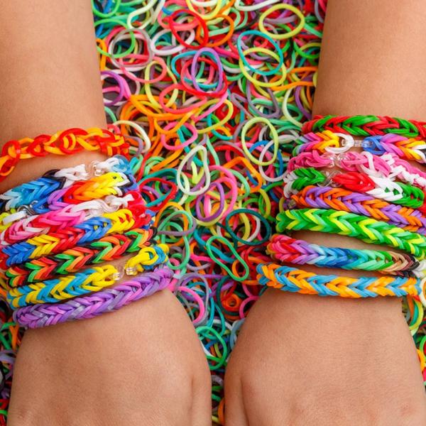 Loom Band Flerfarvet 300-Pack