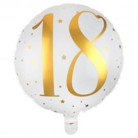 18 År Folieballon Stjerner