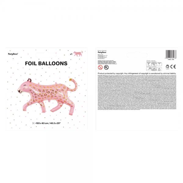 Leopard Folieballon