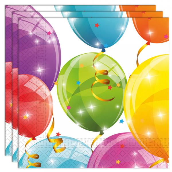 Sparkling Balloons Servietter