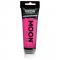 Moon Glow Neon UV Krops- & Ansigtsfarve Lyserød 75 ml