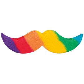 Regnbuefarvet Overskæg