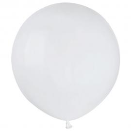Store Runde Hvide Balloner 25-pak