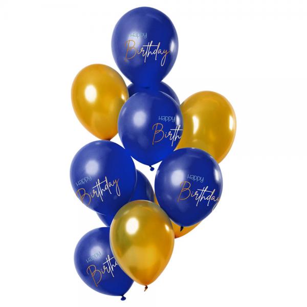 Happy Birthday Balloner Mrkebl & Guld
