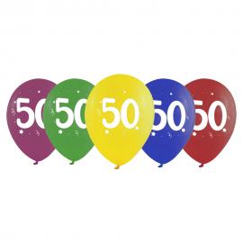 Talballoner 50 Farvemix