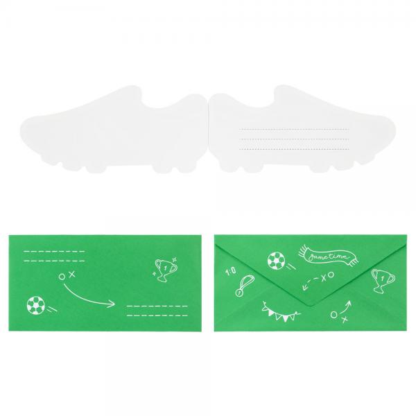 Fodboldsko Invitationskort