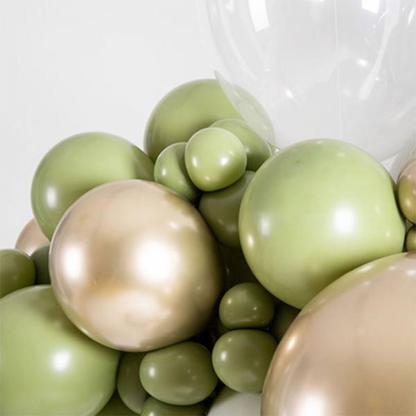 Latexballoner Grnne Olive Green