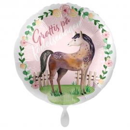Grattis På Födelsedagen Ballon Charming Horse