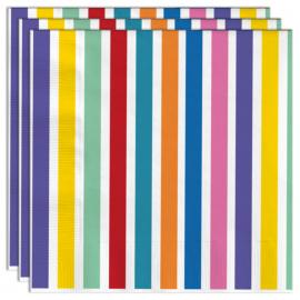 Servietter Stripes Color Pop