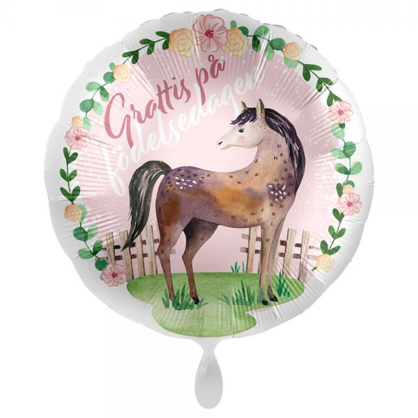 Grattis P Fdelsedagen Ballon Charming Horse
