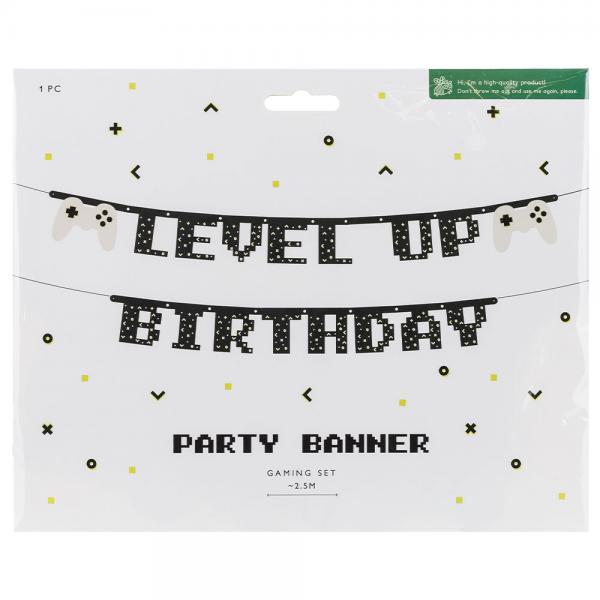 Level Up Birthday Guirlande