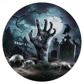 Halloween Tallerkner Kirkegård