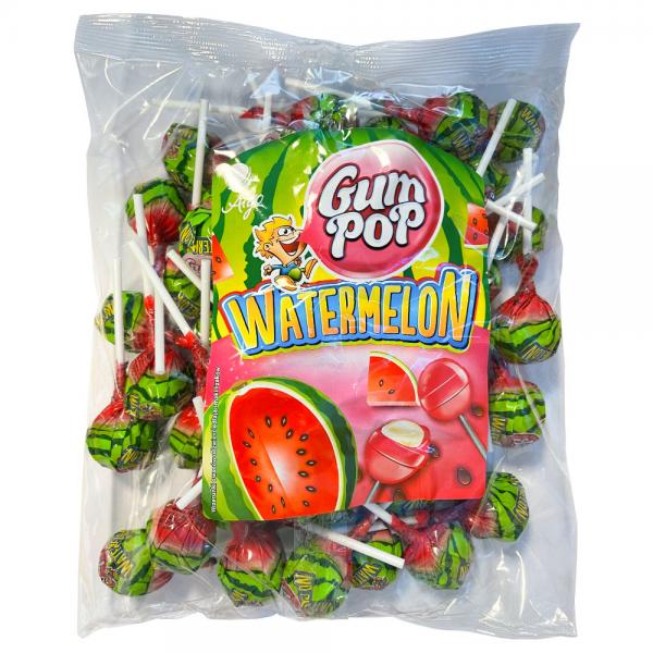 Gum Pop Slikkepinde Vandmelon 48-pak