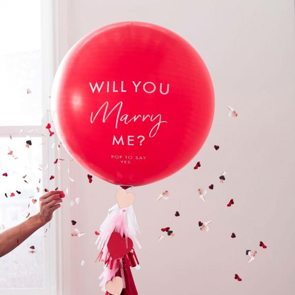 Will You Marry Me Latexballon