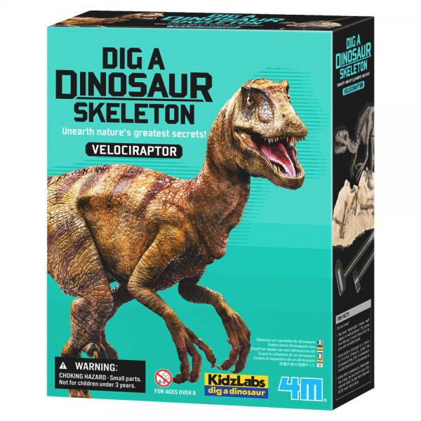 Dig a Dinosaur Skeleton Udgravningsst Velociraptor