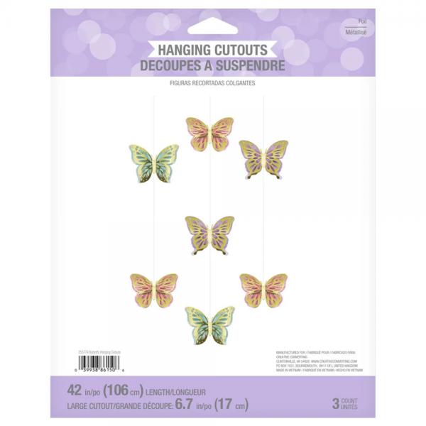 Shimmering Butterfly Hngende Dekorationer