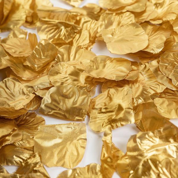 Rosenblade Konfetti Metallic Guld
