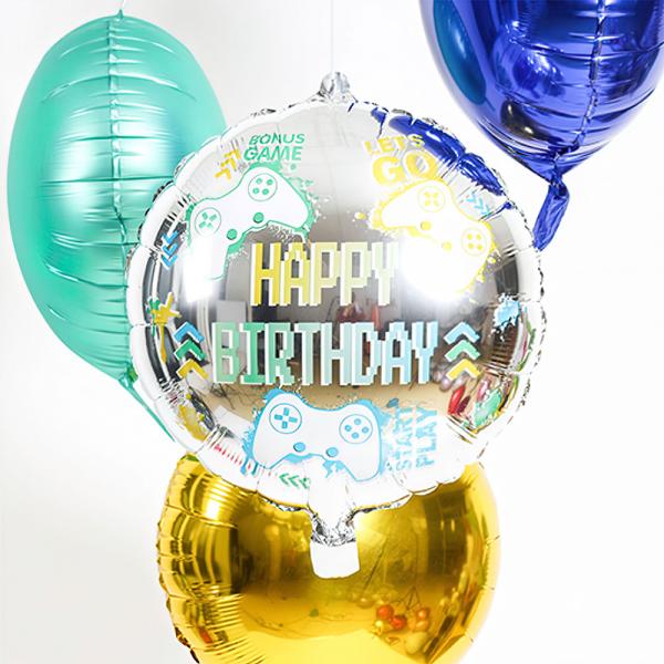 Folieballon Happy Birthday Gaming