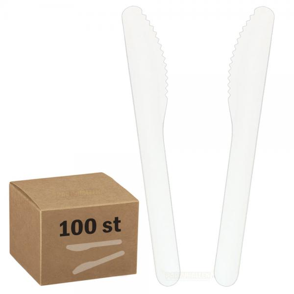 Papirknive Hvid 16,5 cm 100-pak