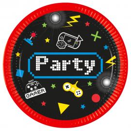 Gaming Party Paptallerkener
