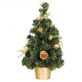 Juletræ i Krukke Guld 30 cm