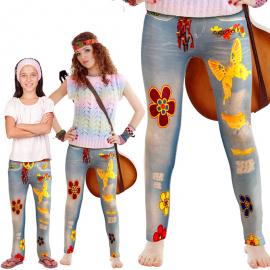Hippie Leggings Flower Power Børn