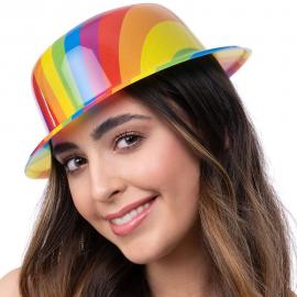 Pride Regnbue Bowler Hat