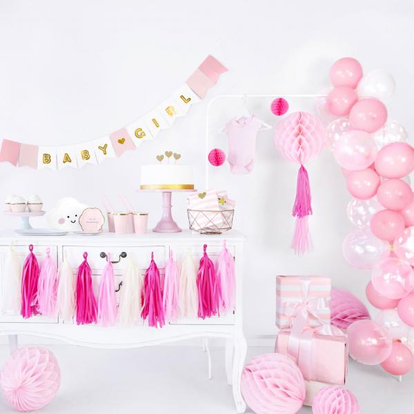 Sm Pastel Baby Pink Latexballoner 100-pak