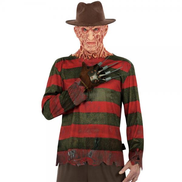 Freddy Krueger Trje med Hat og Handske