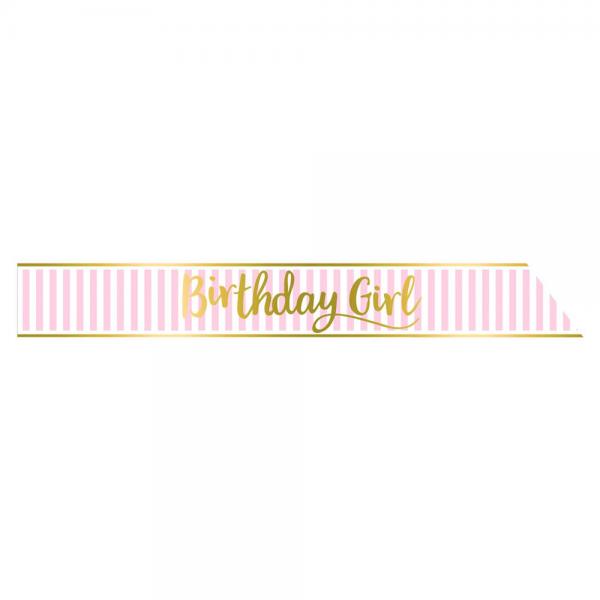 Birthday Girl Ordensbnd Pink Chic