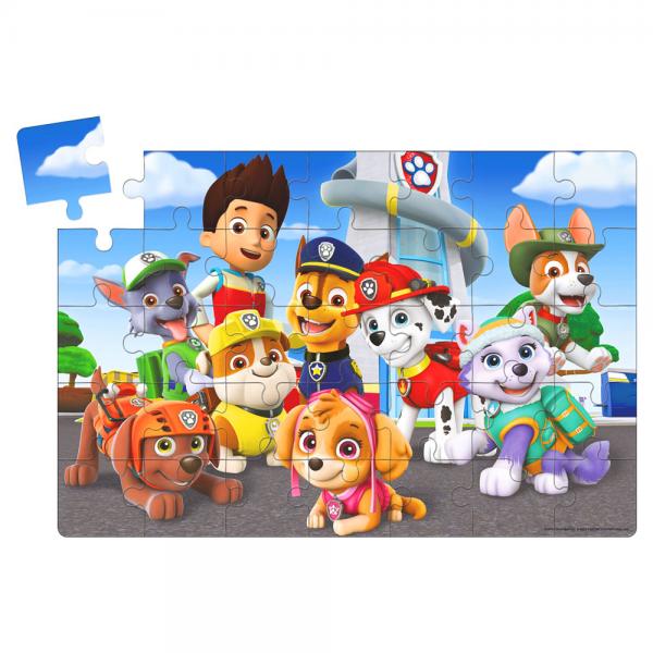 Paw Patrol Gulvpuslespil