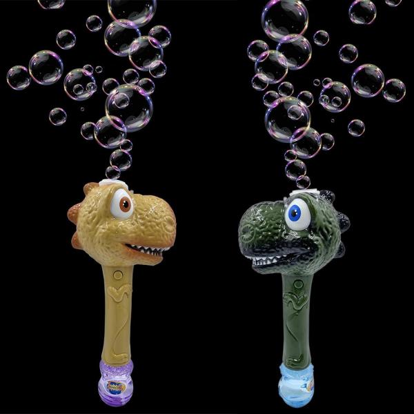 LED Light Up Dinosaur Sbeboblemaskine